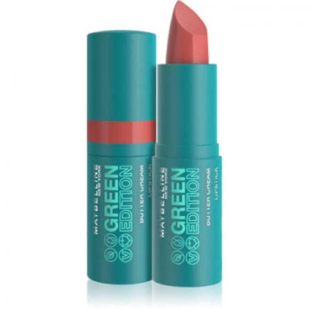 Maybelline Green Edition Butter Cream High Pigment Bullet Lipstick- 012 Shore